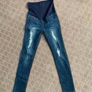 Pink Blush Maternity Jeans Skinny size 26